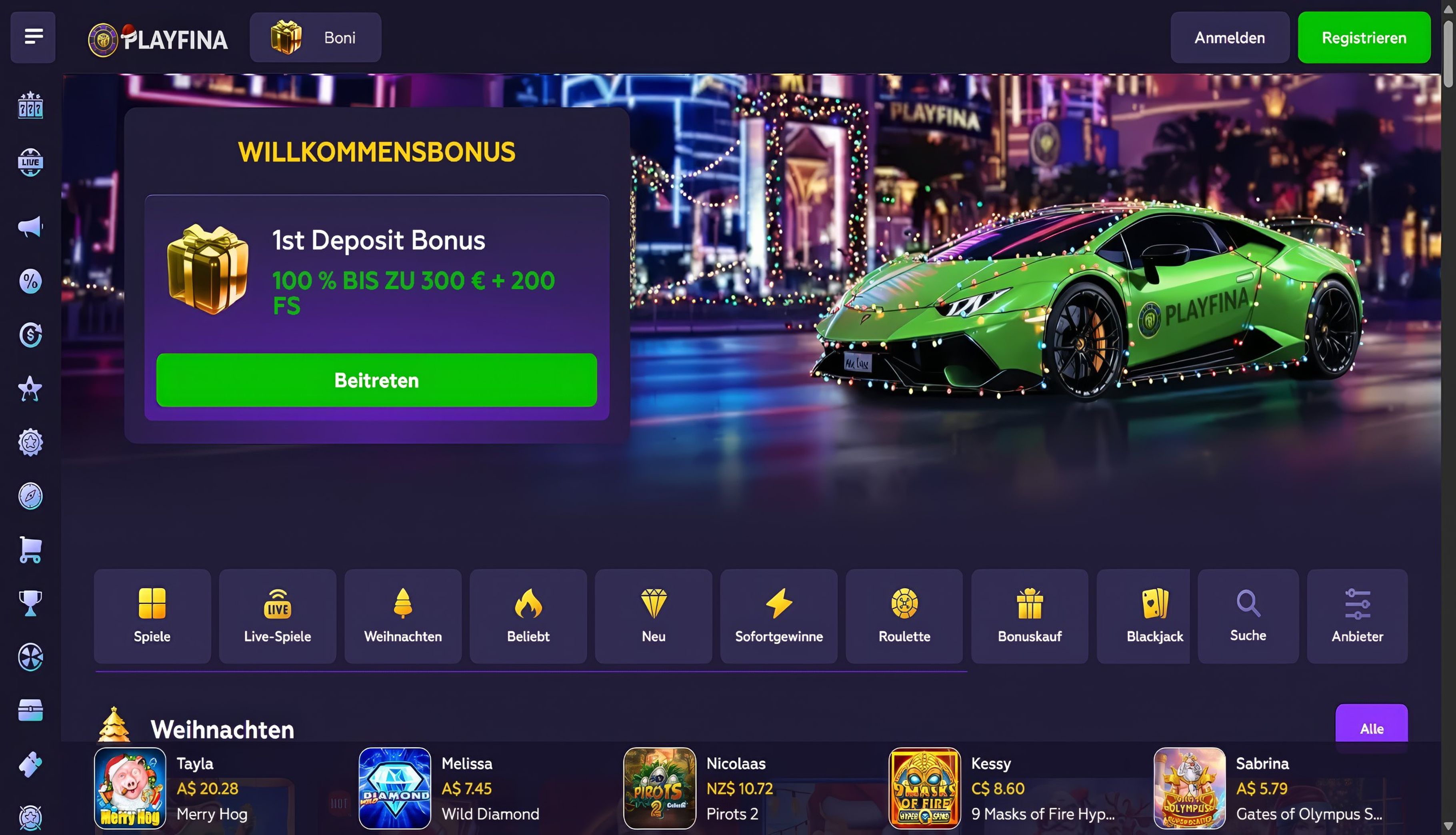 Playfina desktop screenshot 1